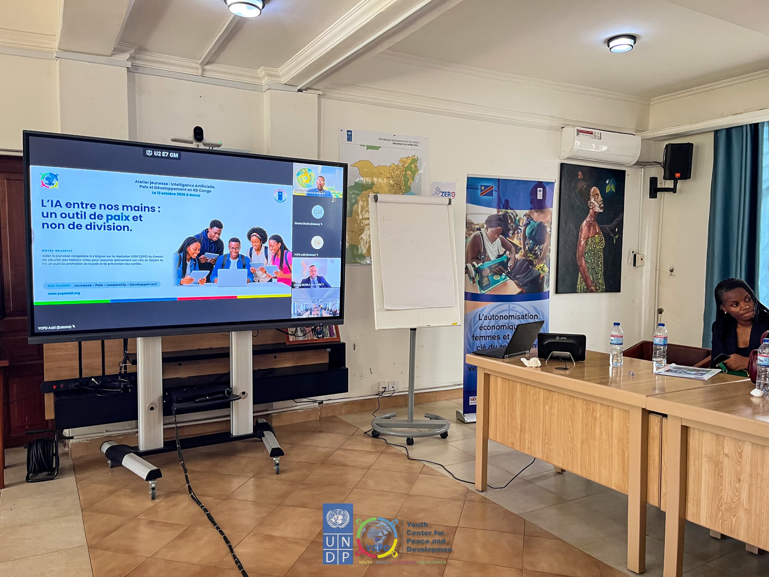 GOMA: Youth, Artificial Intelligence, Peace and Development at the Heart of a Workshop Organized by YCPD ASBL and UNDP