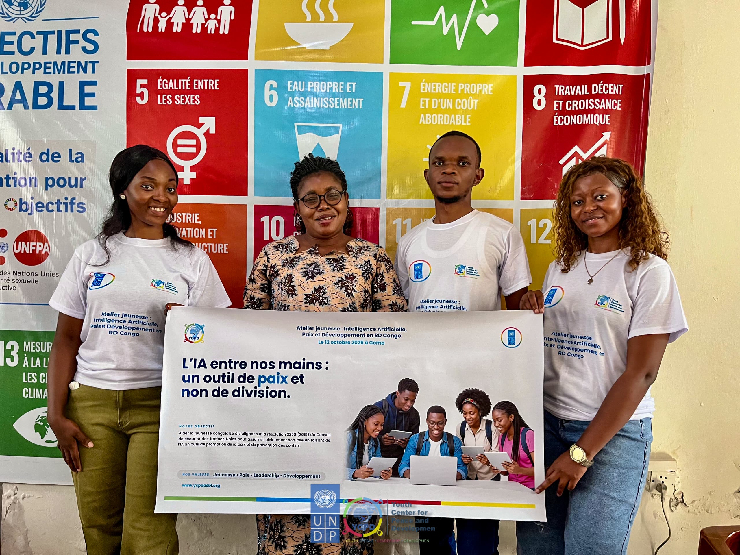 GOMA: Youth, Artificial Intelligence, Peace and Development at the Heart of a Workshop Organized by YCPD ASBL and UNDP